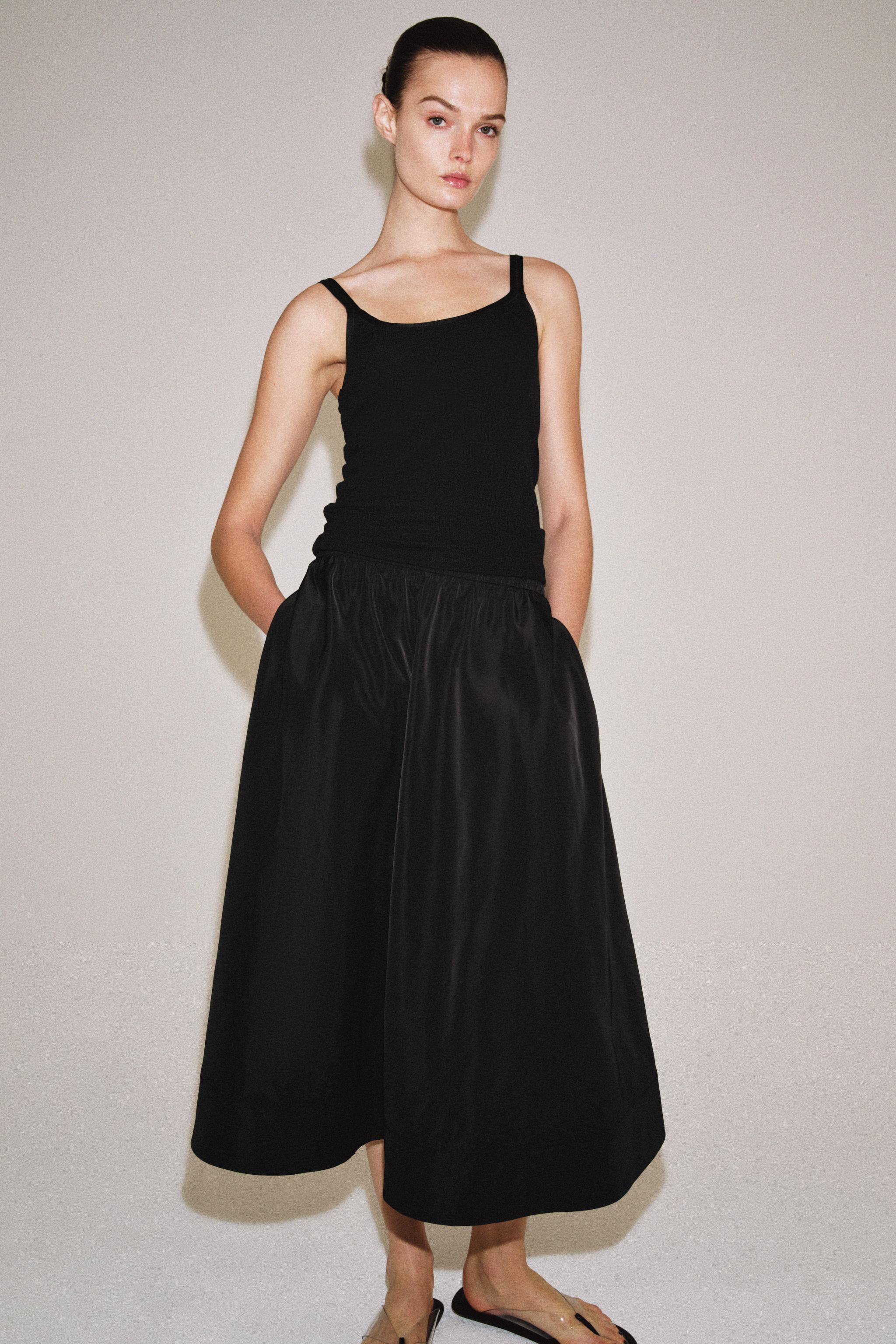 ZW COLLECTION CAPE MIDI SKIRT